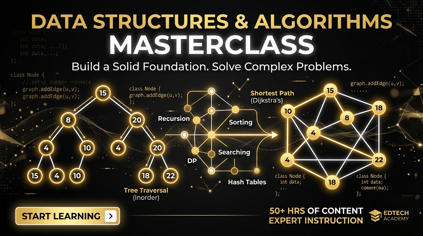 Data Structures & Algorithms + Coding Interview Preparation